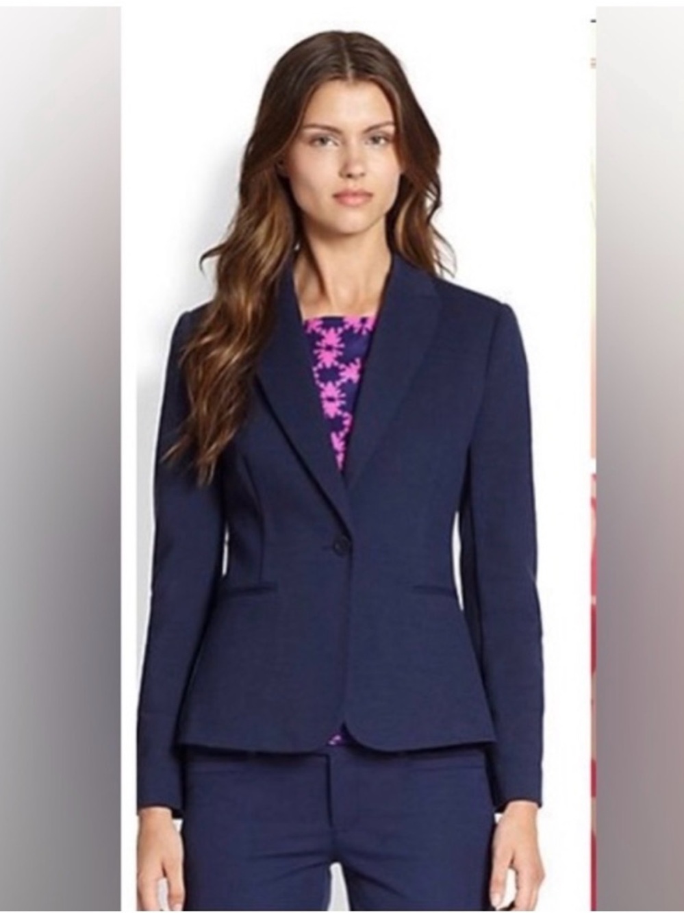 Lilly Pulitzer Vibrant Blue Blazer, Large